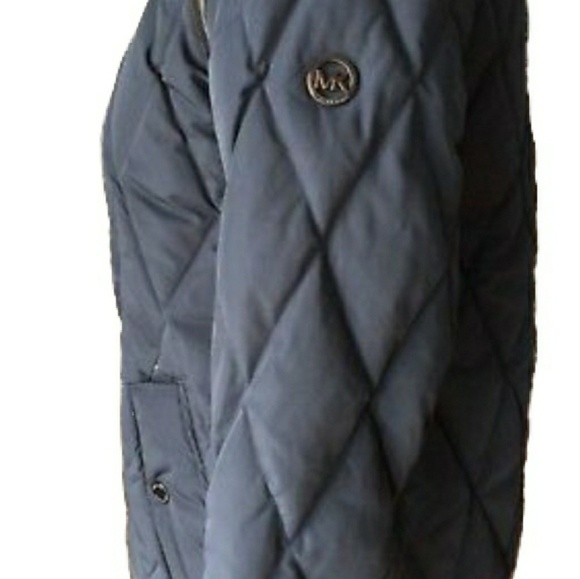 𝅺NEW! MICHAEL KORS Diamond Quilted Bomber Jacket Coat. - Picture 2 of 8